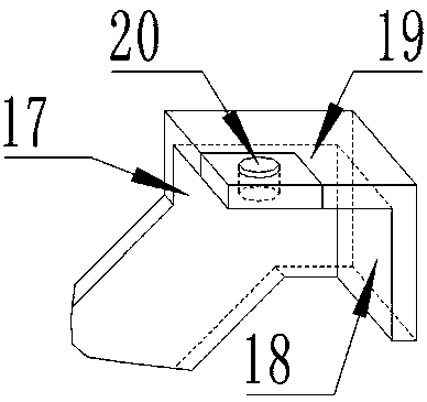 Fixing device for automatic delivery system trolley for building