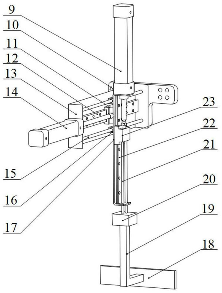 Staggered stacking device for stacking transformer iron core silicon steel sheets