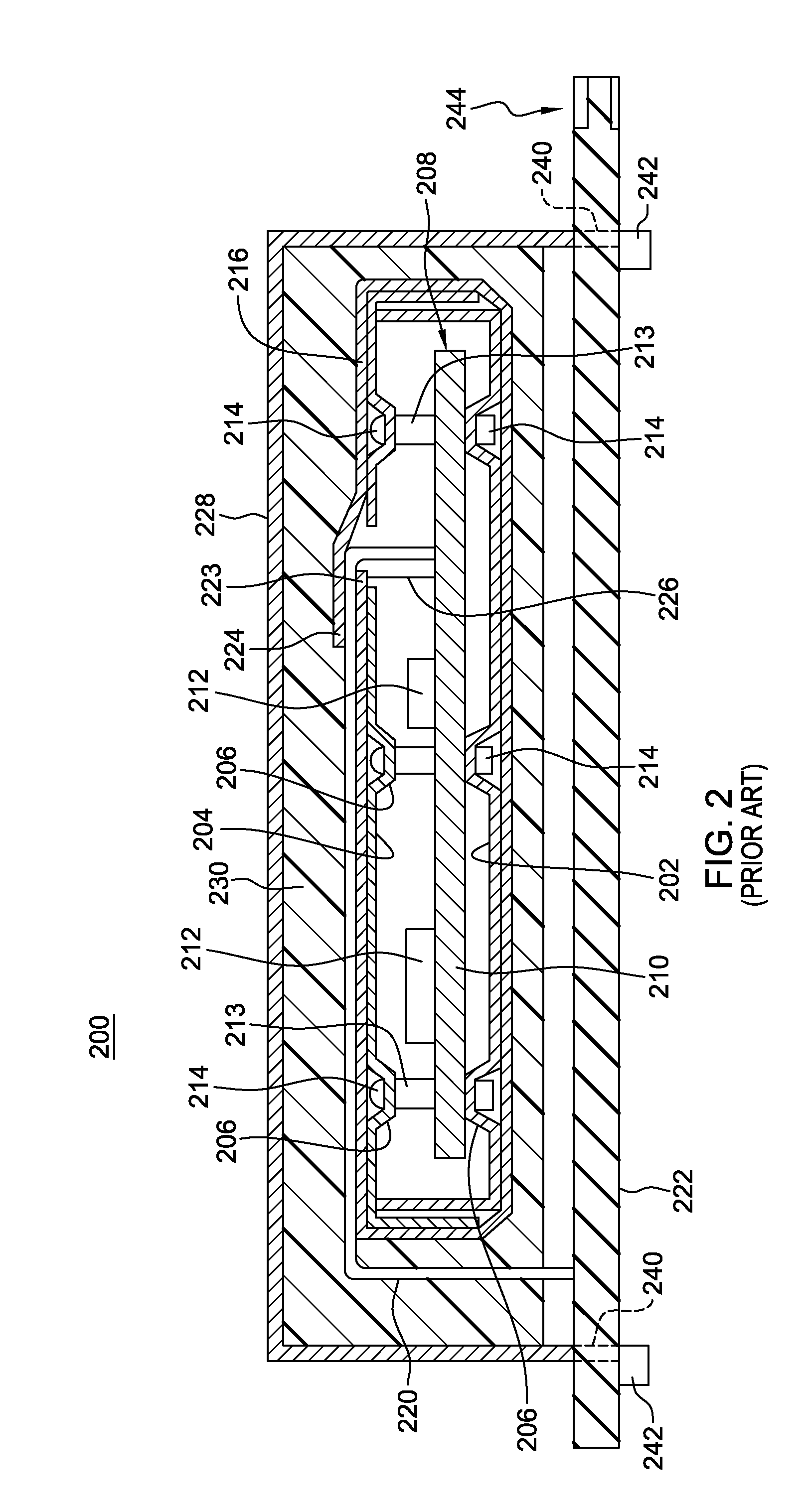 Electronic package with heat transfer element(s)