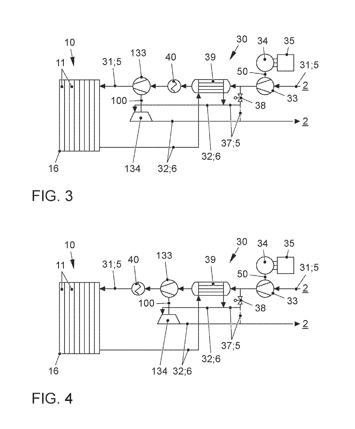 Cathode supply for a fuel cell