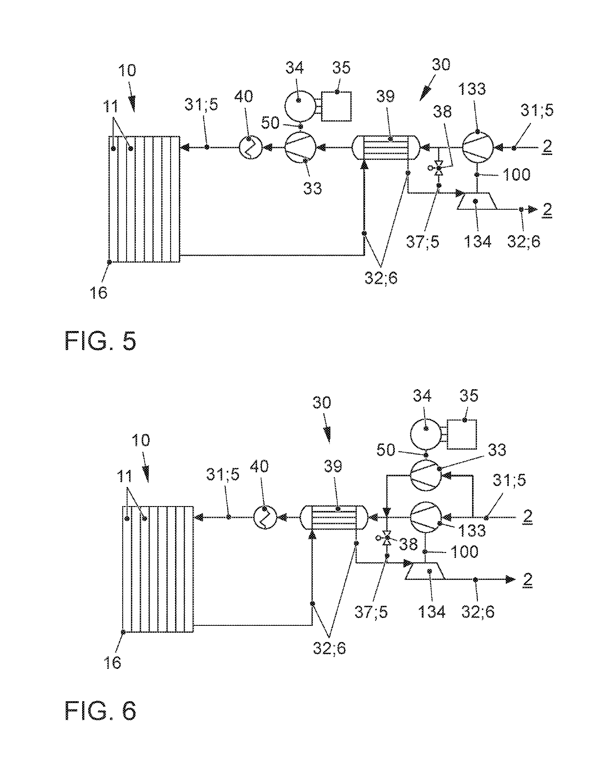 Cathode supply for a fuel cell