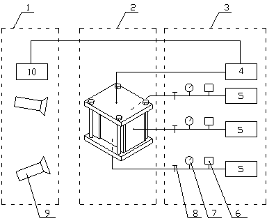 System and method for visualization fracturing simulation experiment