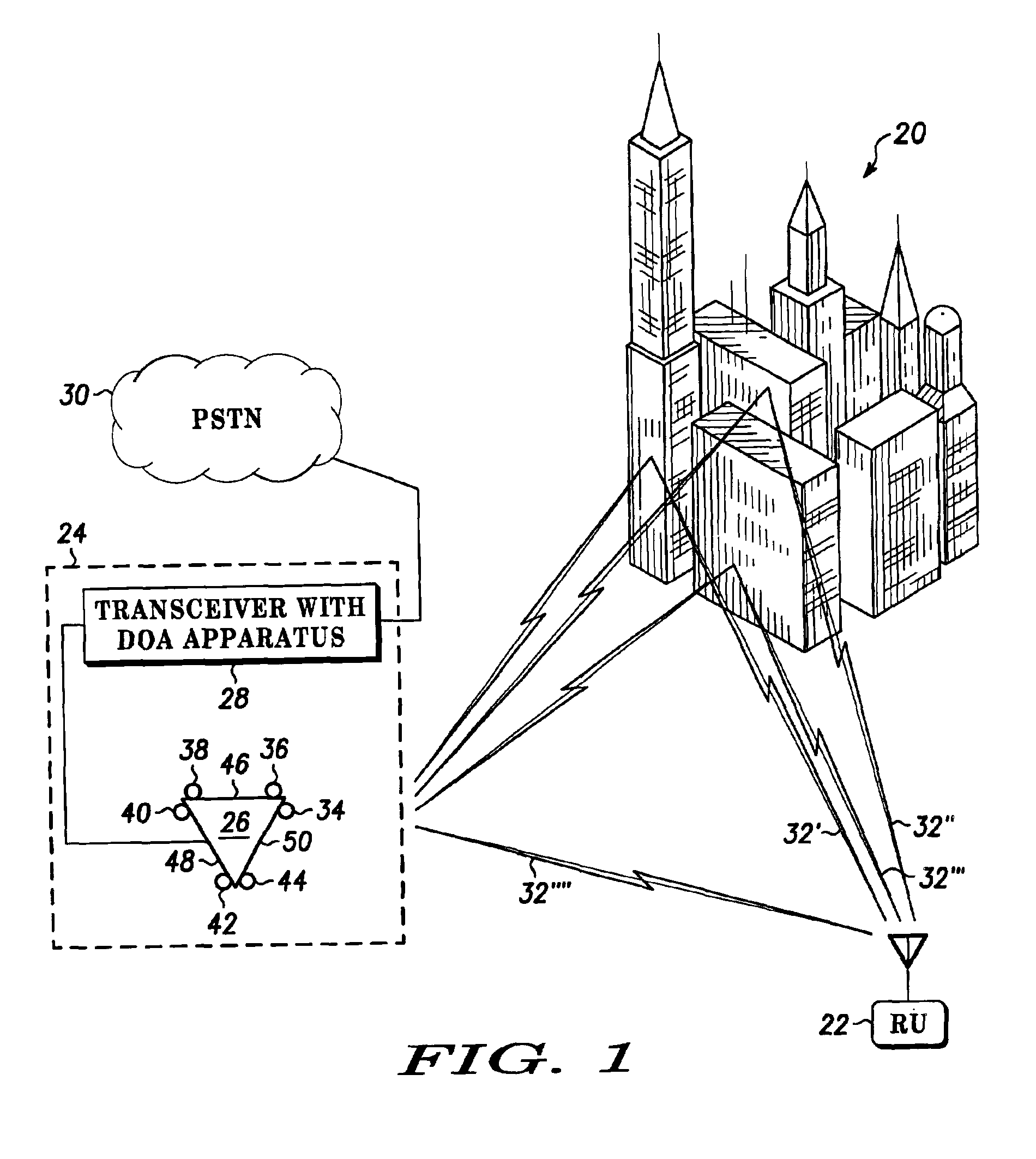 Methods and apparatus for determining a direction of arrival in a wireless communication system