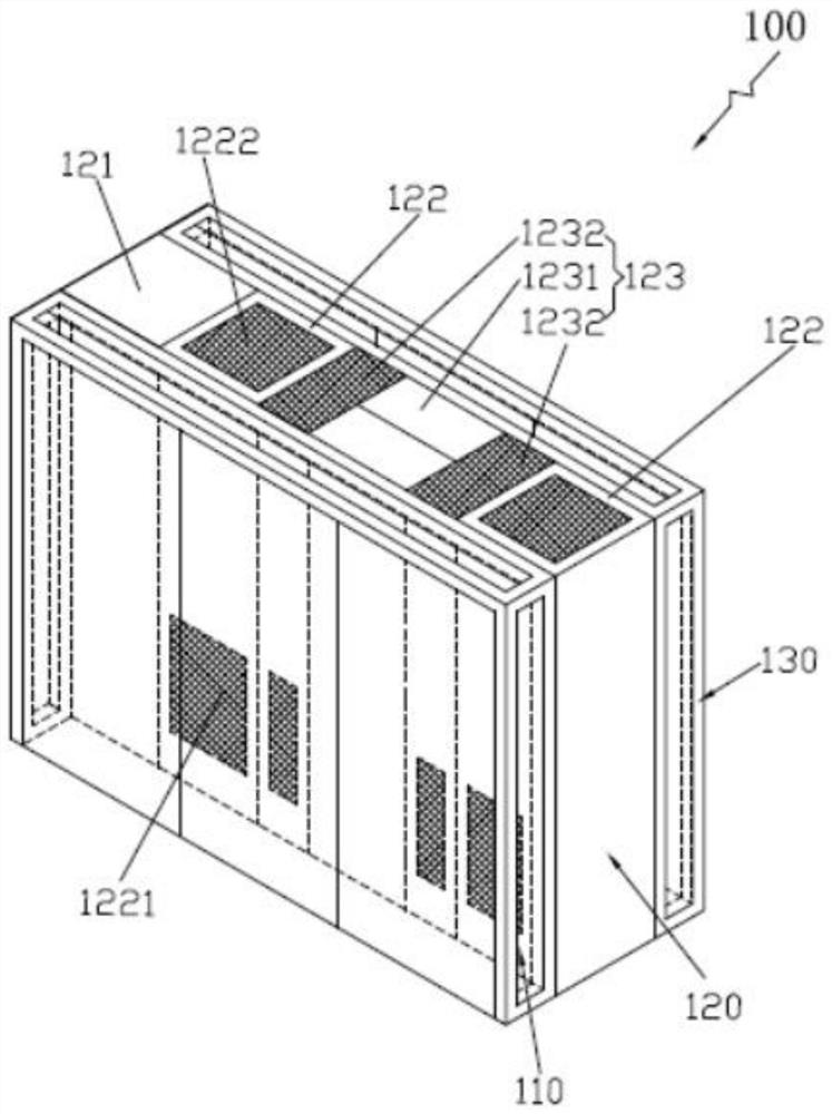 A closed cold pool system