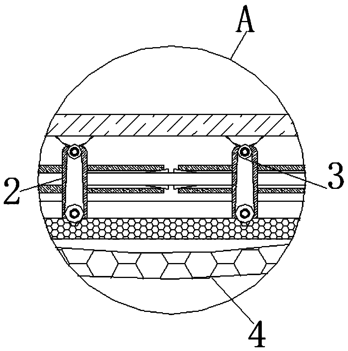 Equipment for preventing sulfur burning sublimation blockage according to material state