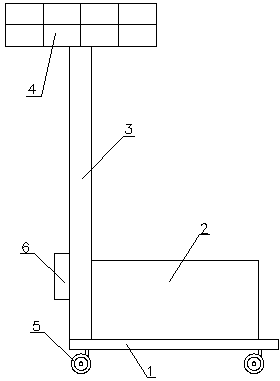 Movable garden lamp