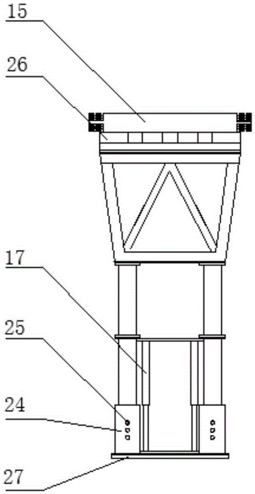 An integrated bridge erecting machine and bridge erecting method for ultra-low transportation and erecting girders