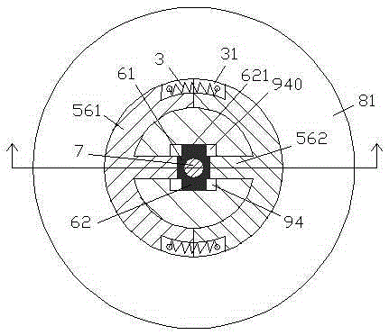 Speed-adjustable fixed column device used for PCB (Printed Circuit Board) and provided with flickering lamp