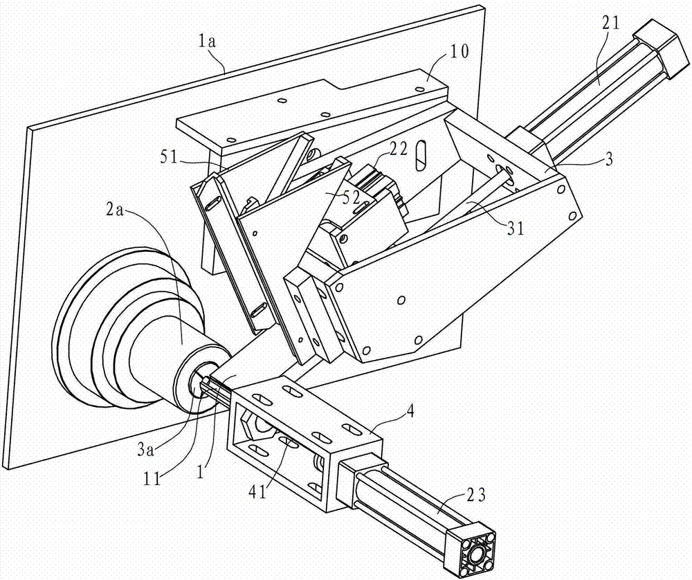 Feeding mechanism for shafts and machine tool head adopting same