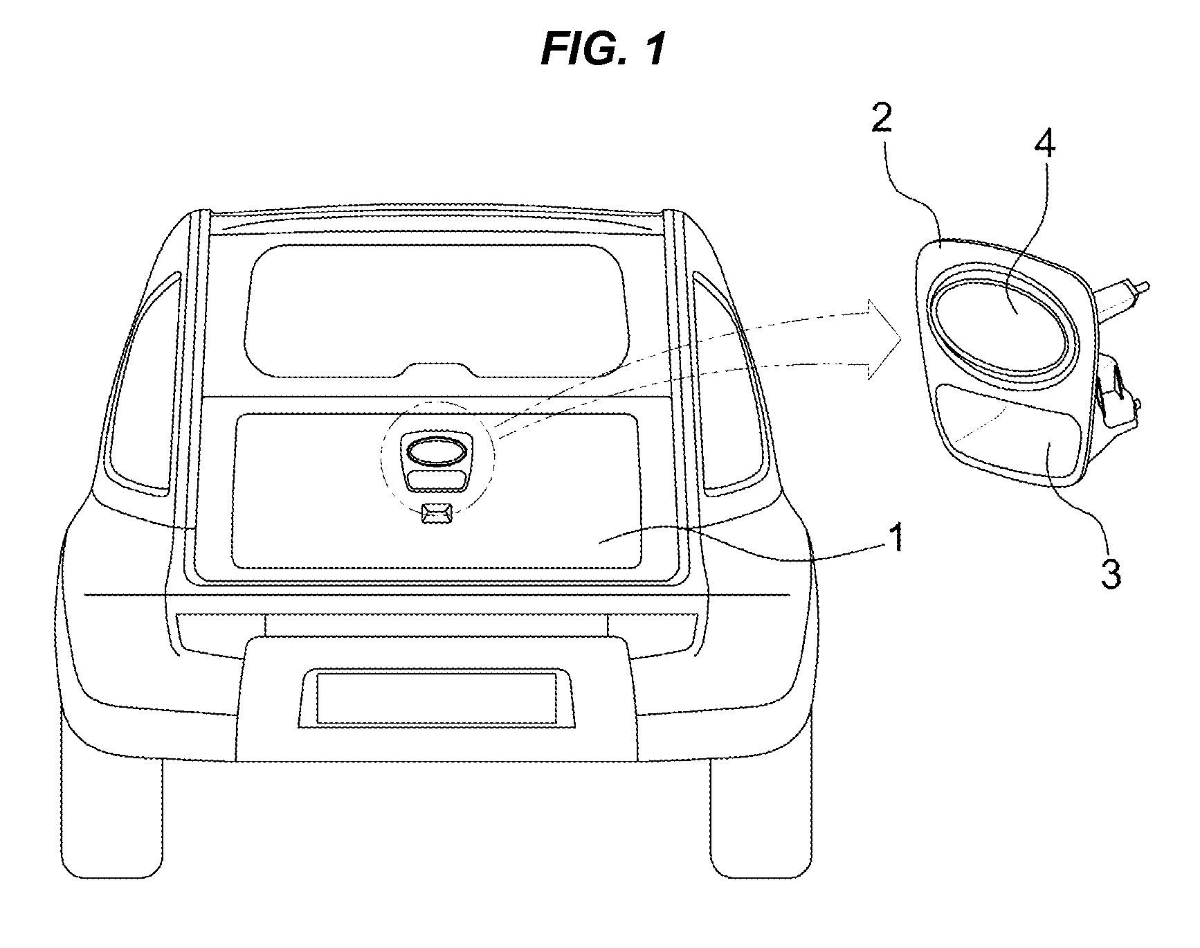 Draw-out handle of tailgate