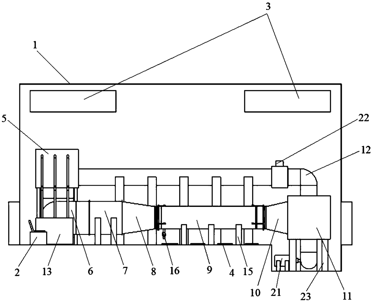 Novel water tunnel experiment system for simulating real marine environment