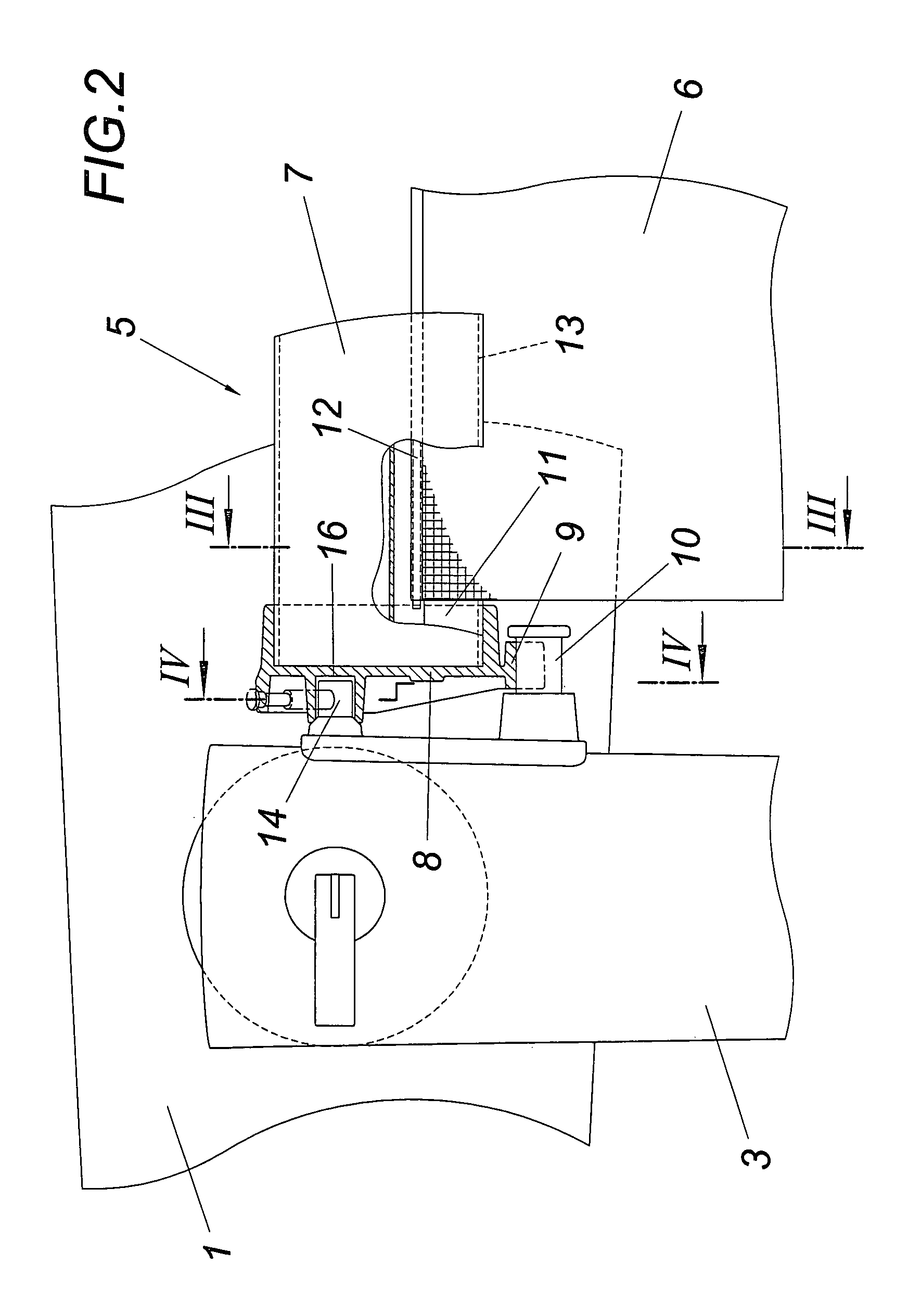 Tensioning device for a carrying net