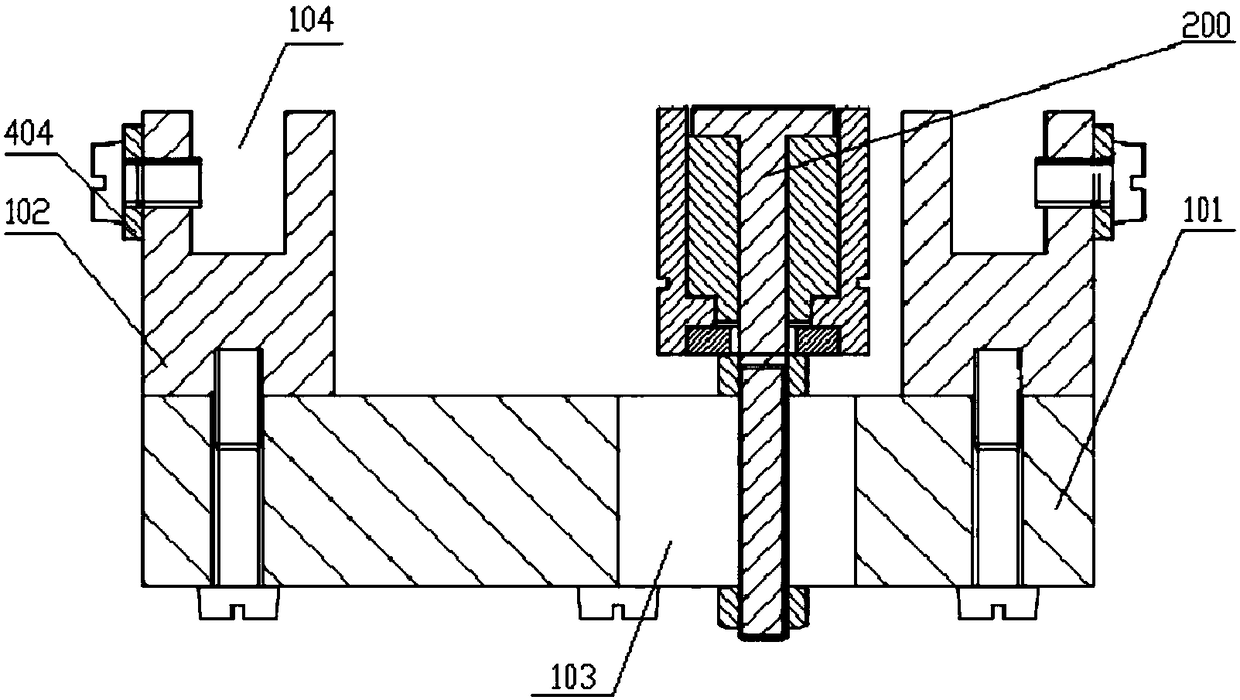 Electric thruster space plume detecting device