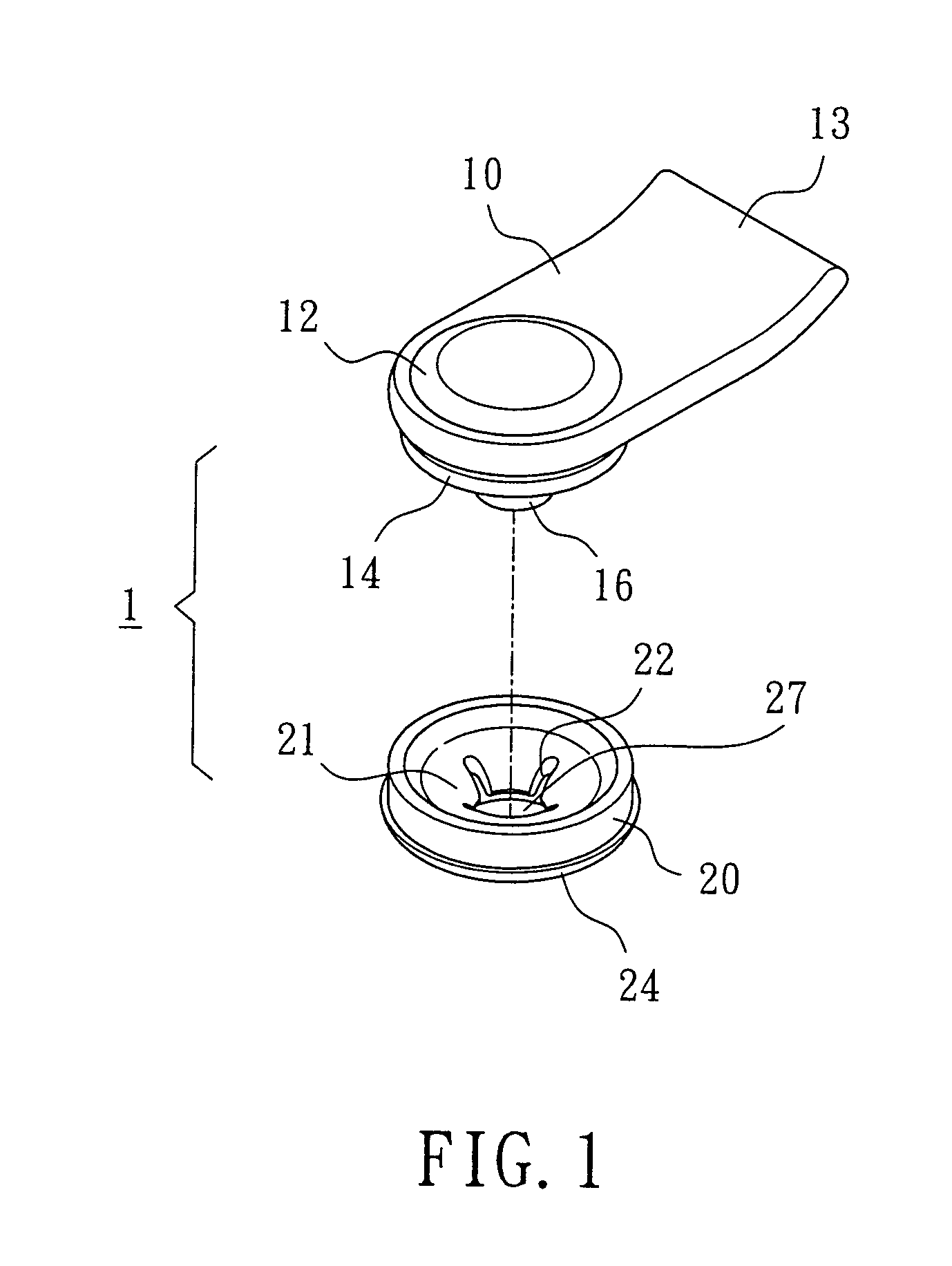 Easy-locking buckle structure