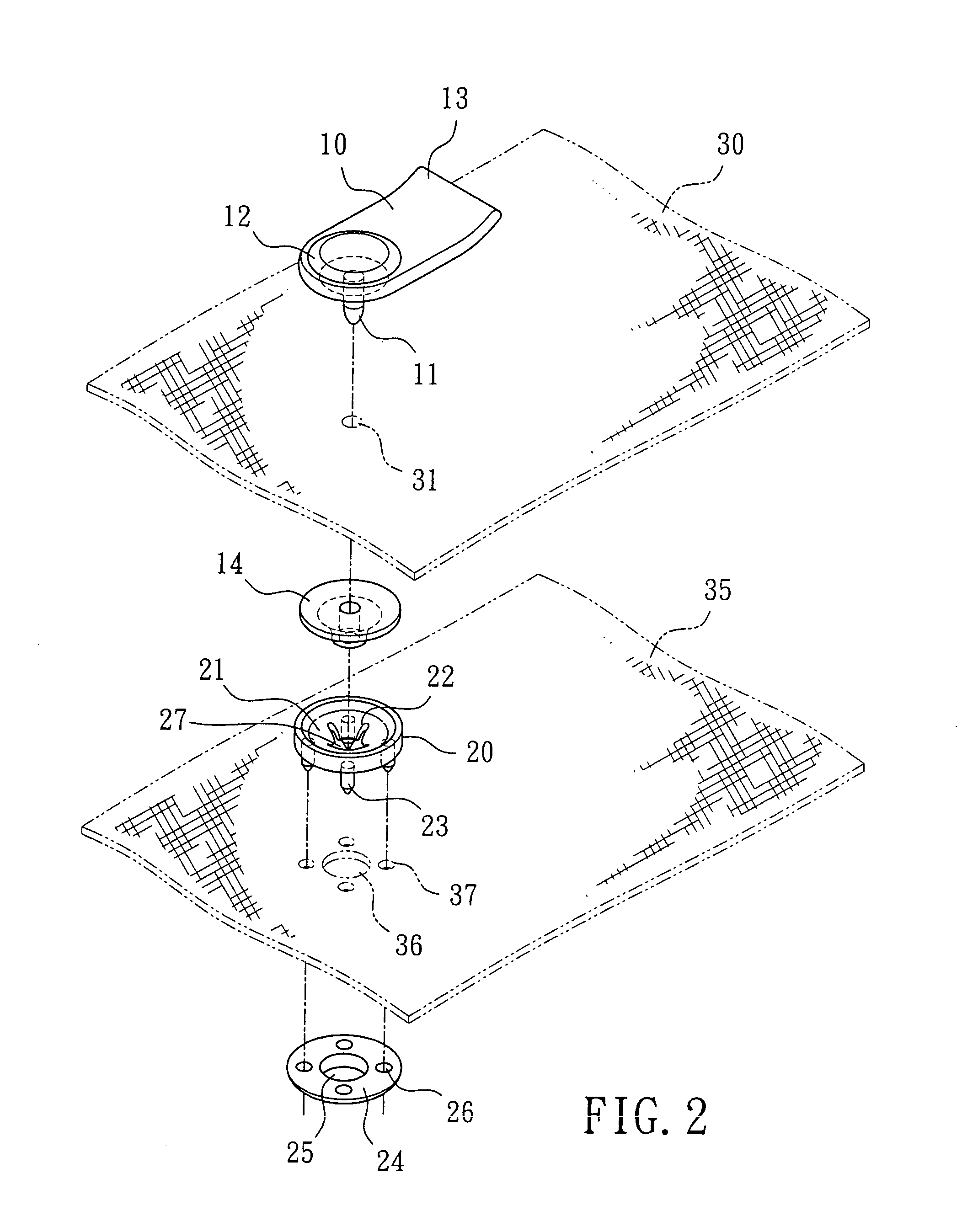 Easy-locking buckle structure