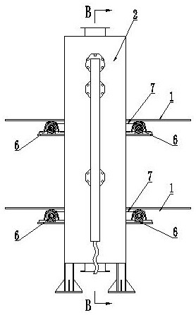 A steel plate spraying equipment