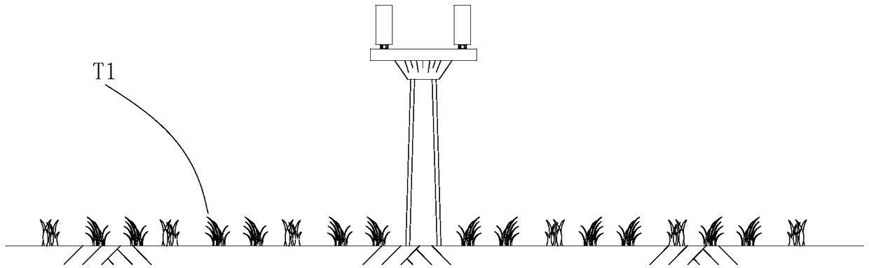 A straddle-type logistics monorail transportation system