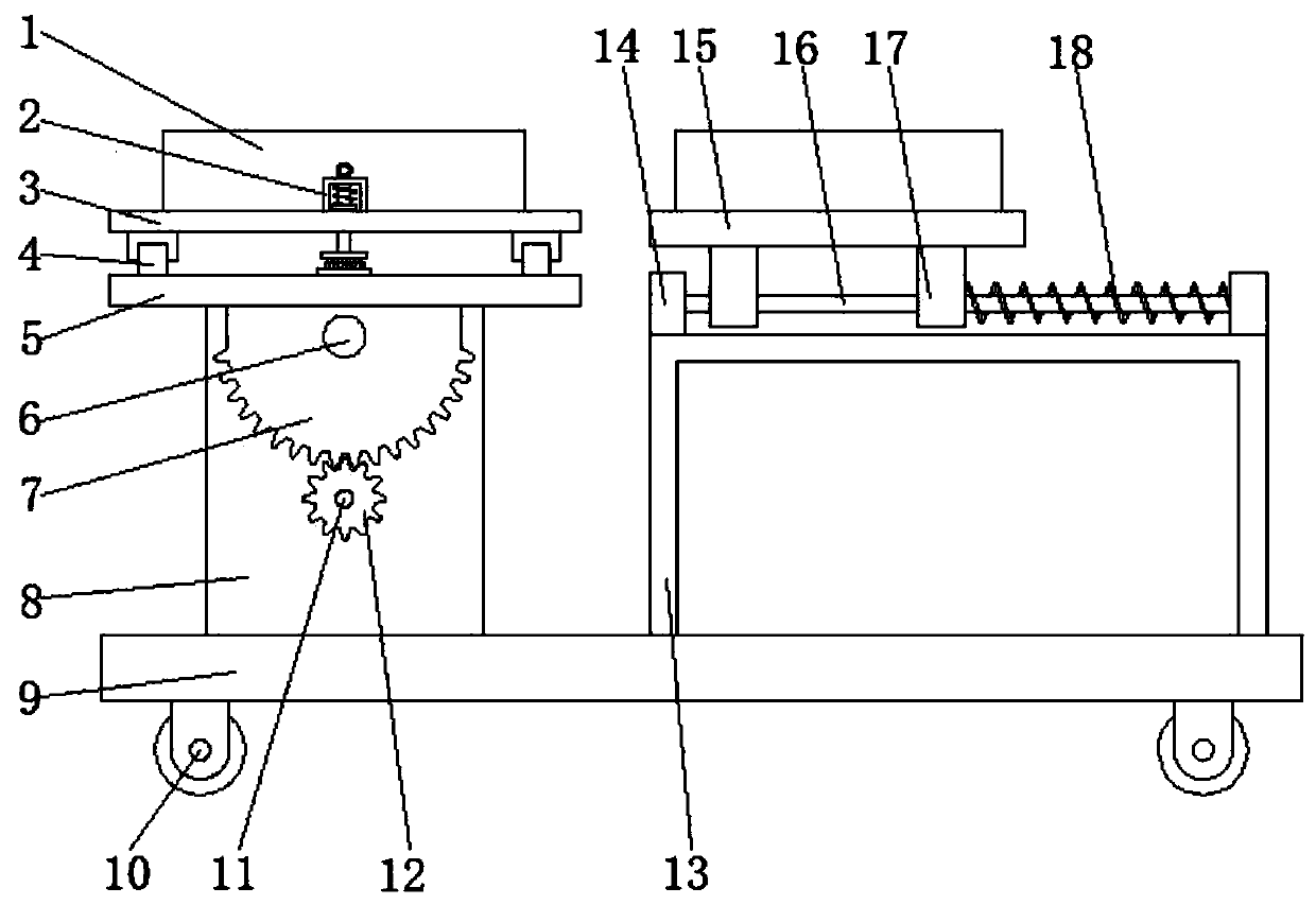 A clamping mechanism for auto parts welding