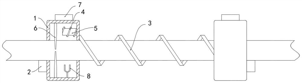 A safe and energy-saving anti-snow device for overhead cables