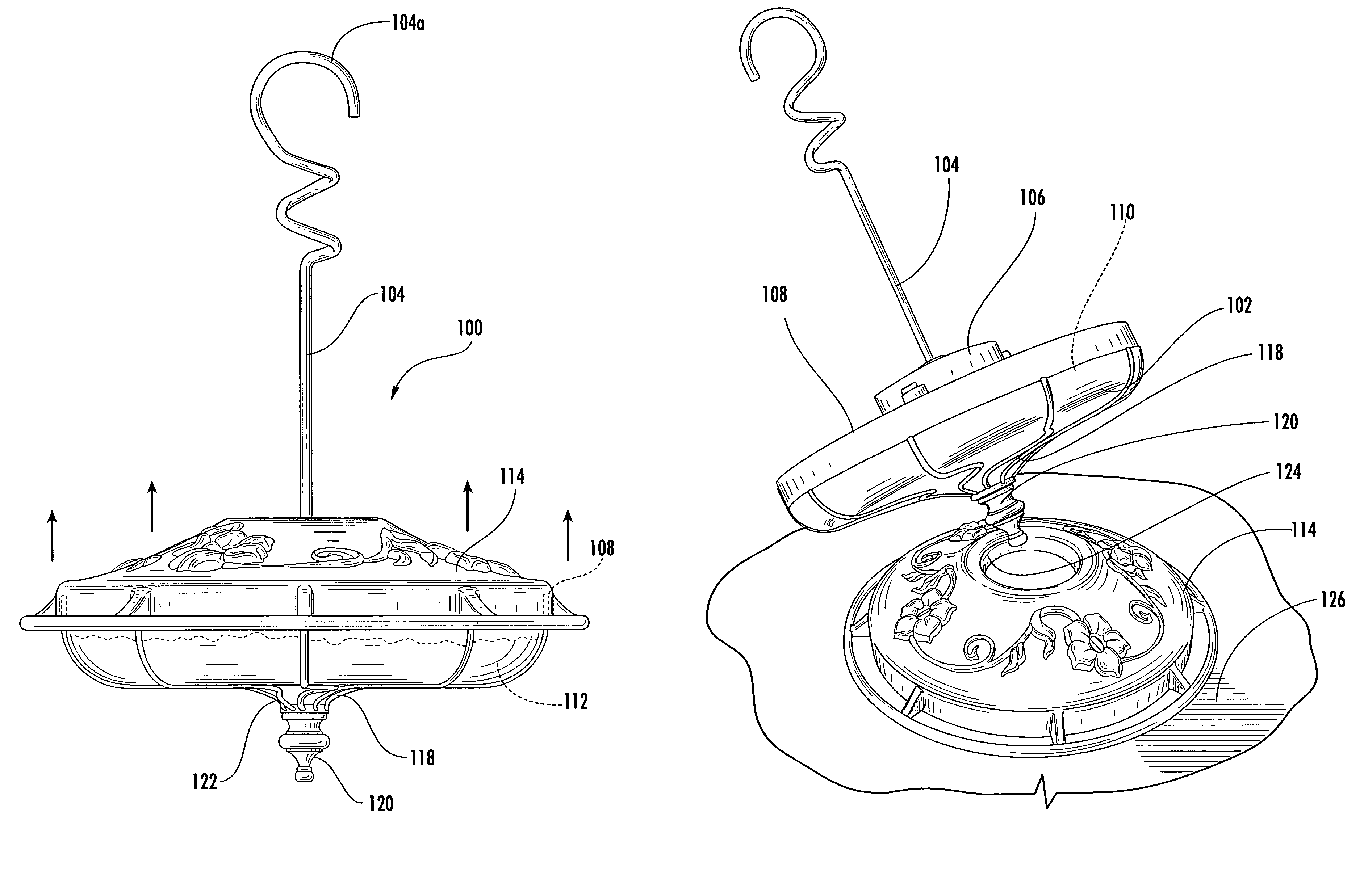 Method of filling a bird feeder