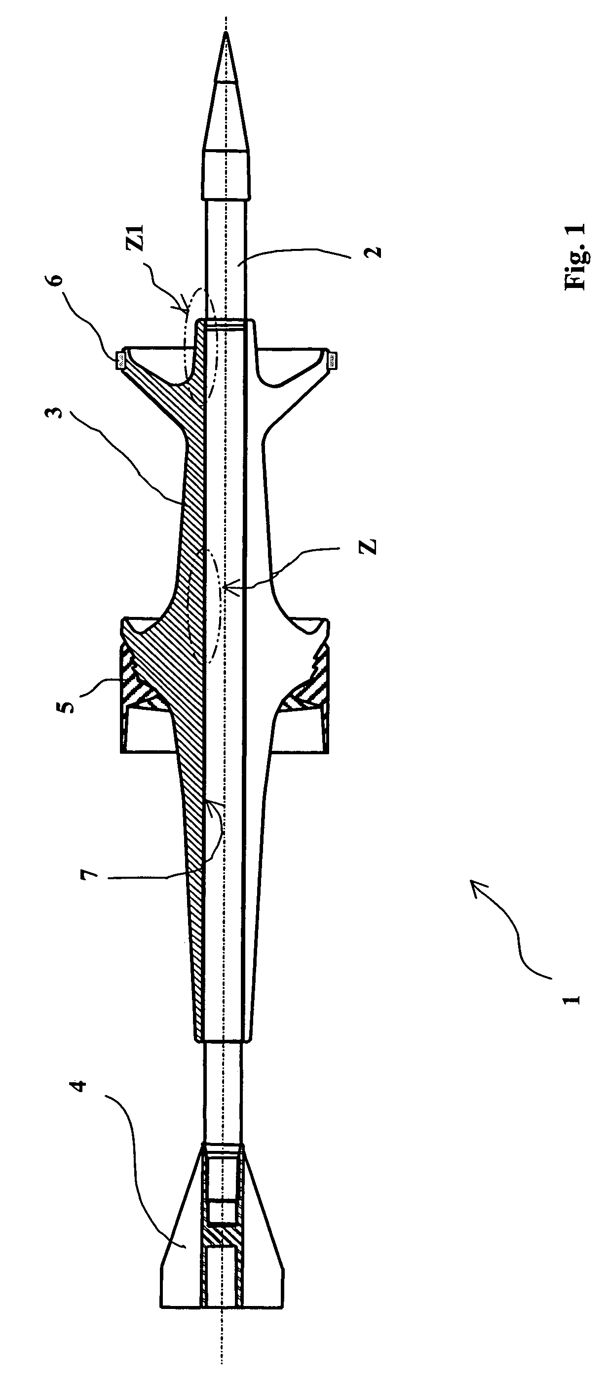 Sub-caliber projectile, penetrator and sabot enabling such a projectile