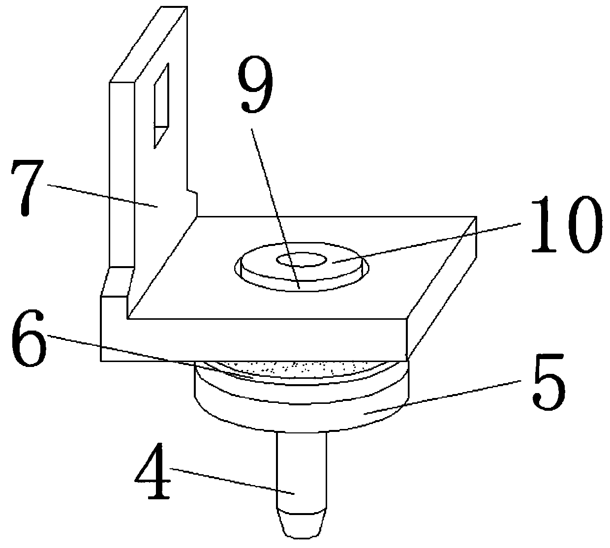 Double-seal anti-falling super capacitor cover plate