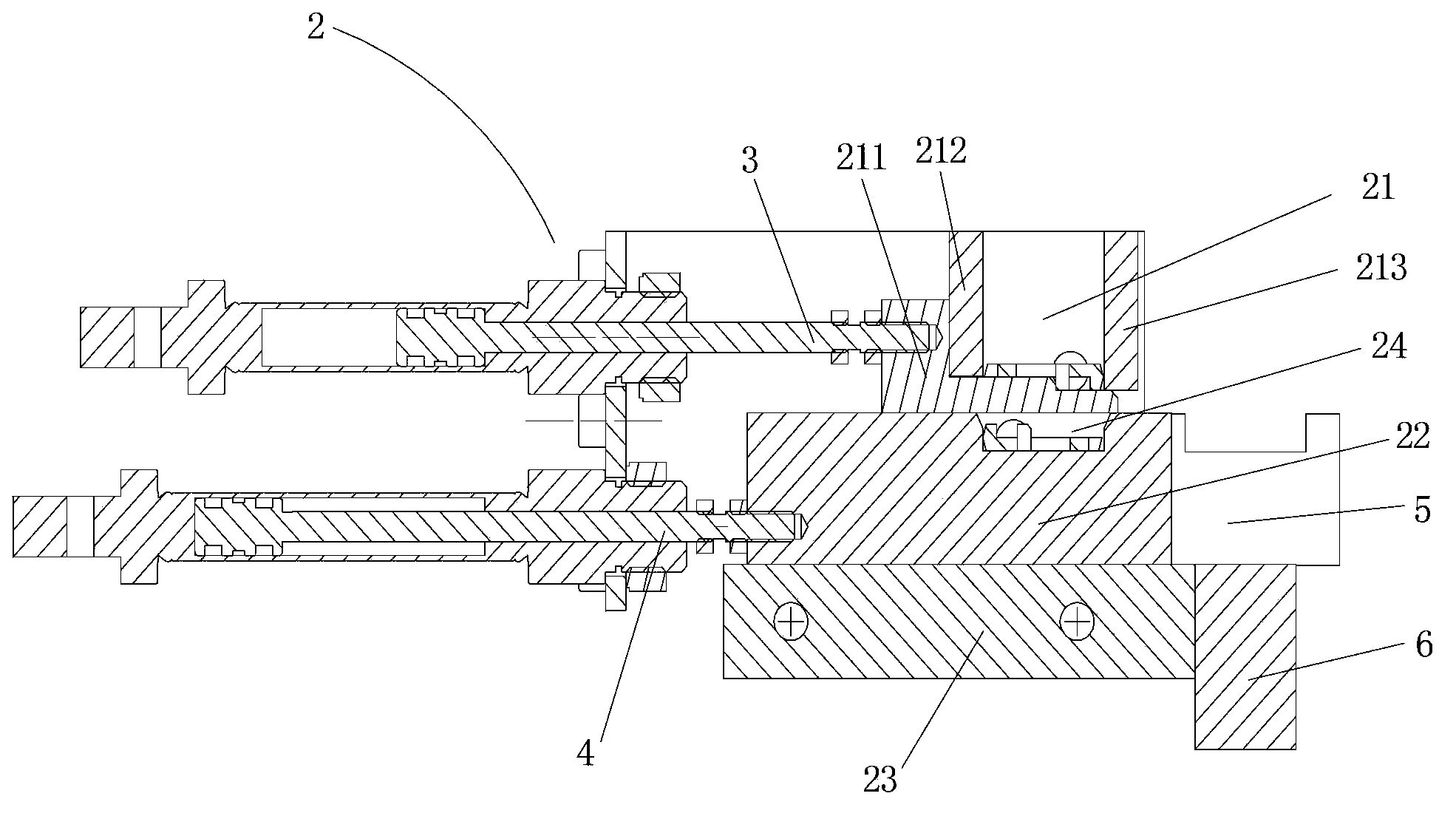 Symmetrical component automatic assembling mechanism