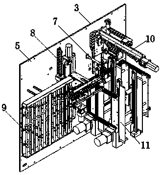 Double-blanking device through IC