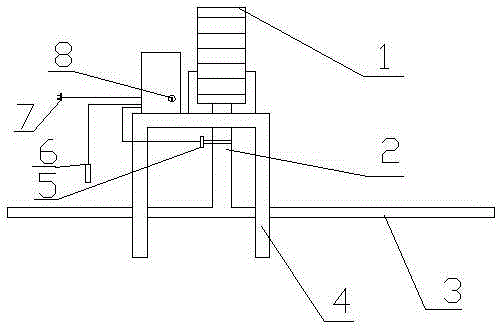 Electric automatic aeration device of pond