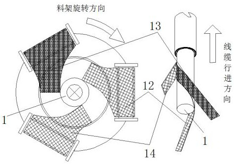 High-power charging cable capable of absorbing heat and controlling temperature