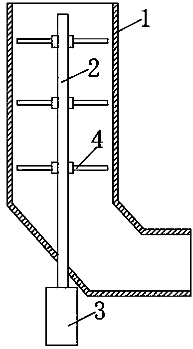 A crushing device for a combine harvester