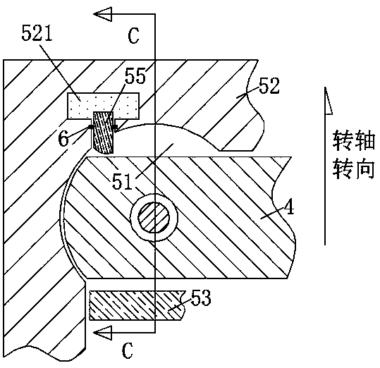 A crushing device for a combine harvester