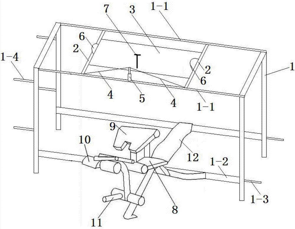 Comprehensive figure training machine for classical dance