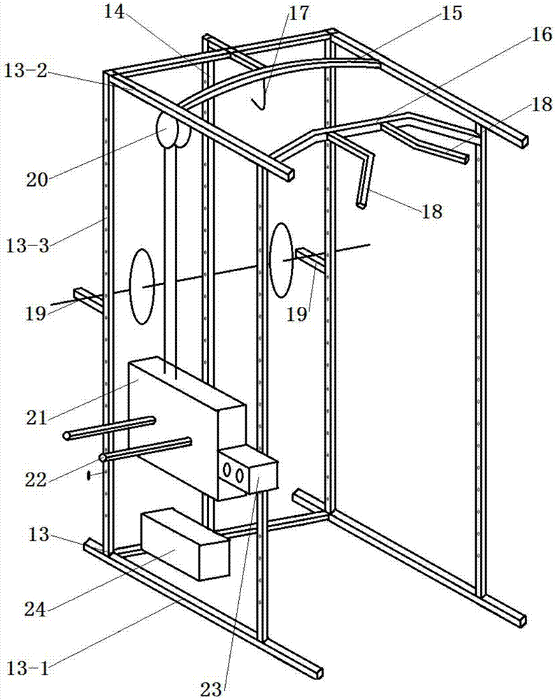 Comprehensive figure training machine for classical dance