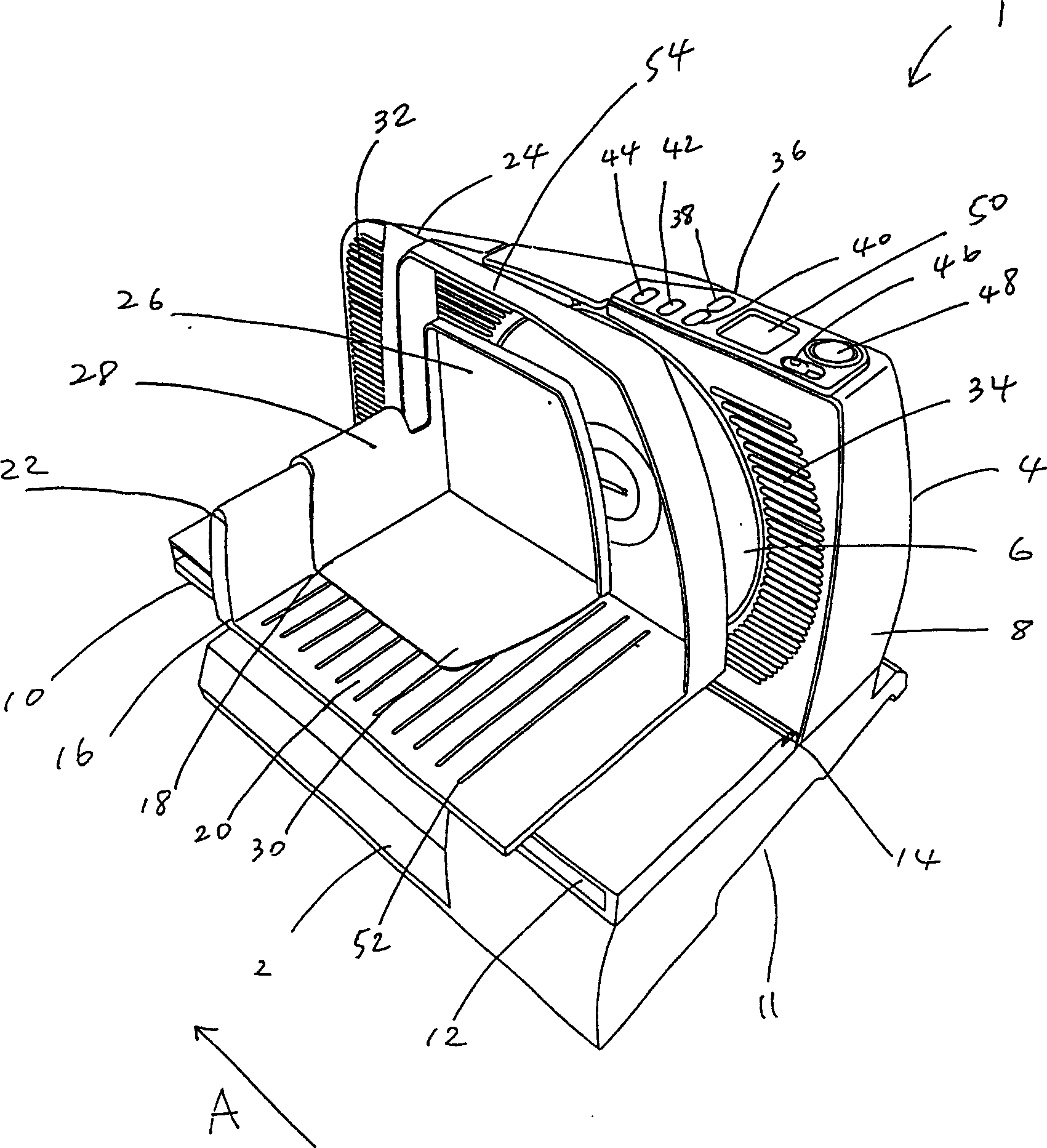 Electric food slicing machine