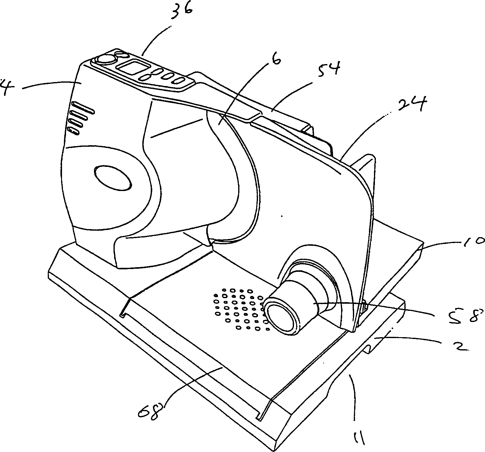 Electric food slicing machine