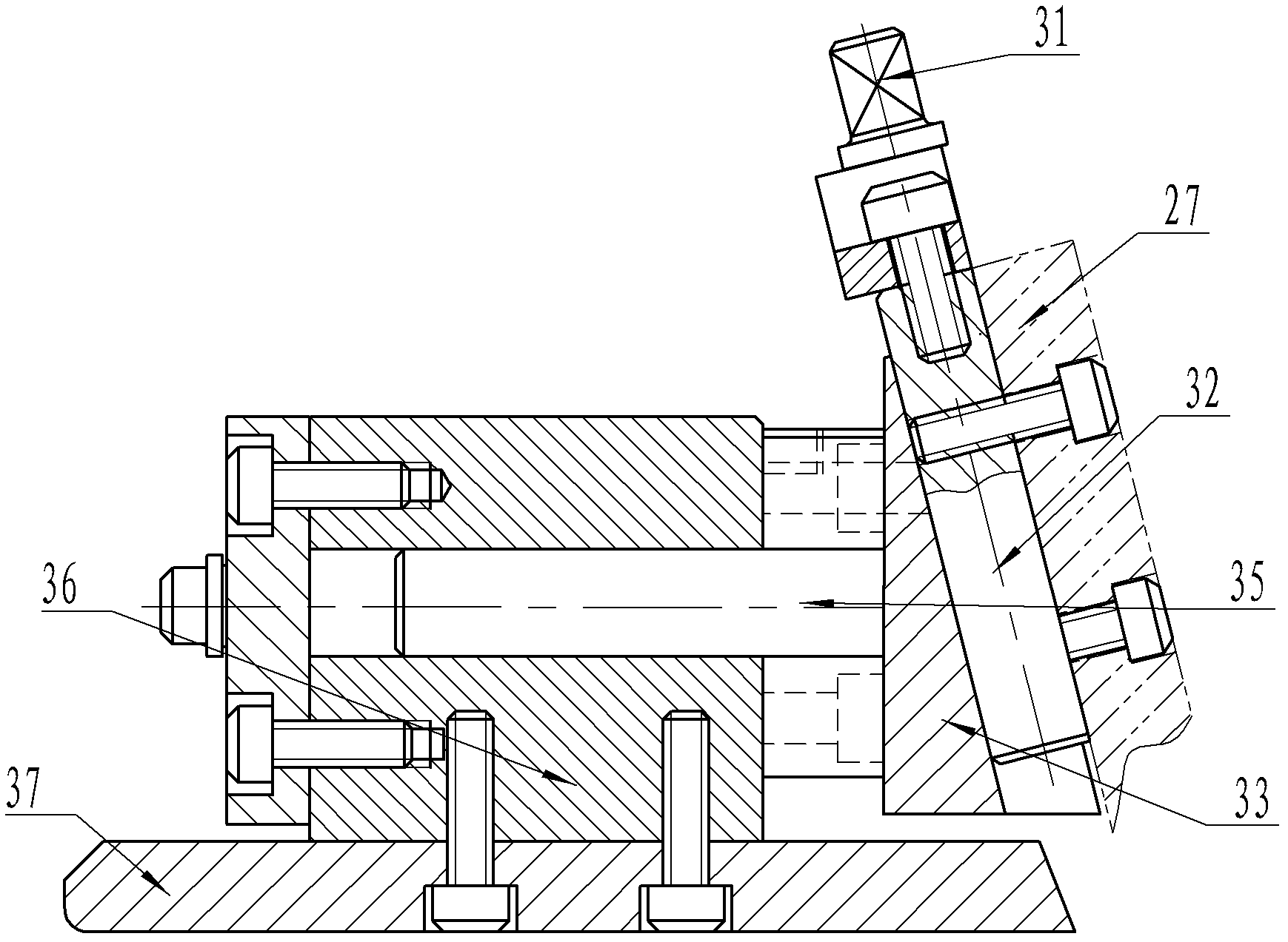 Automatic loading device for horizontal electric upsetting machine