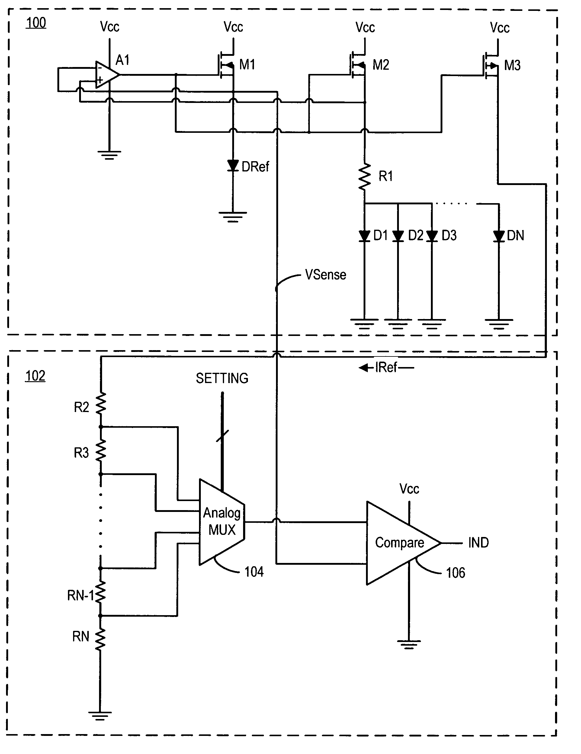 Method and apparatus for on-chip dynamic temperature tracking