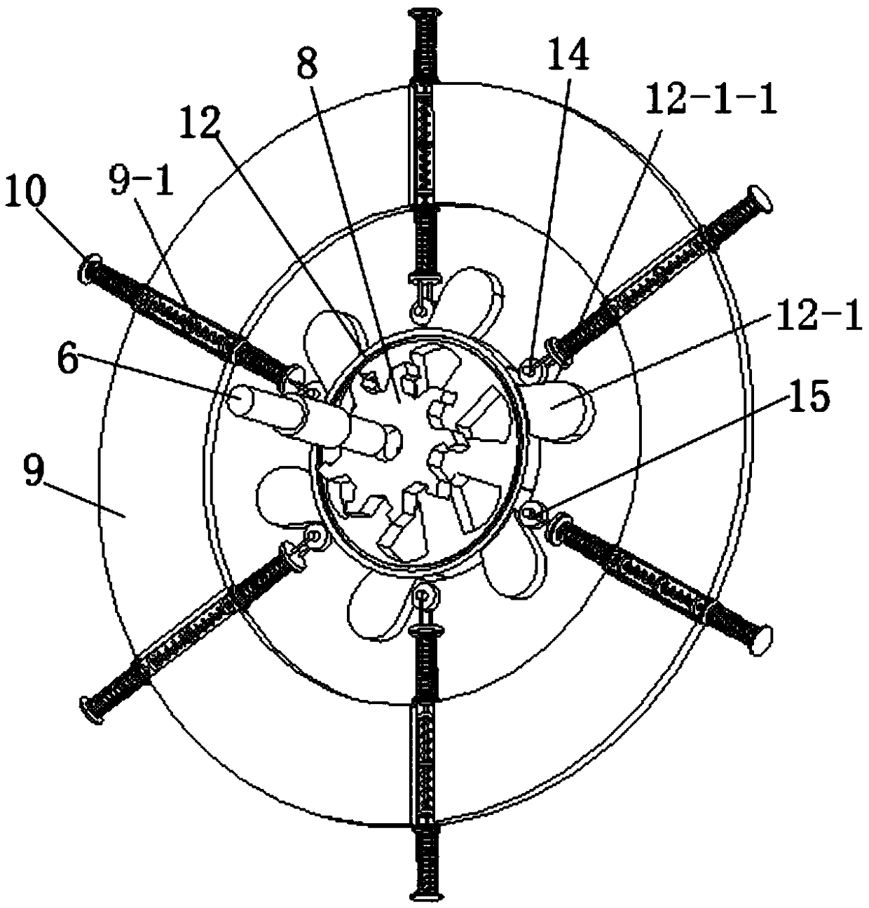 Uniformly distributed annular pressure sealing valve and sealing method