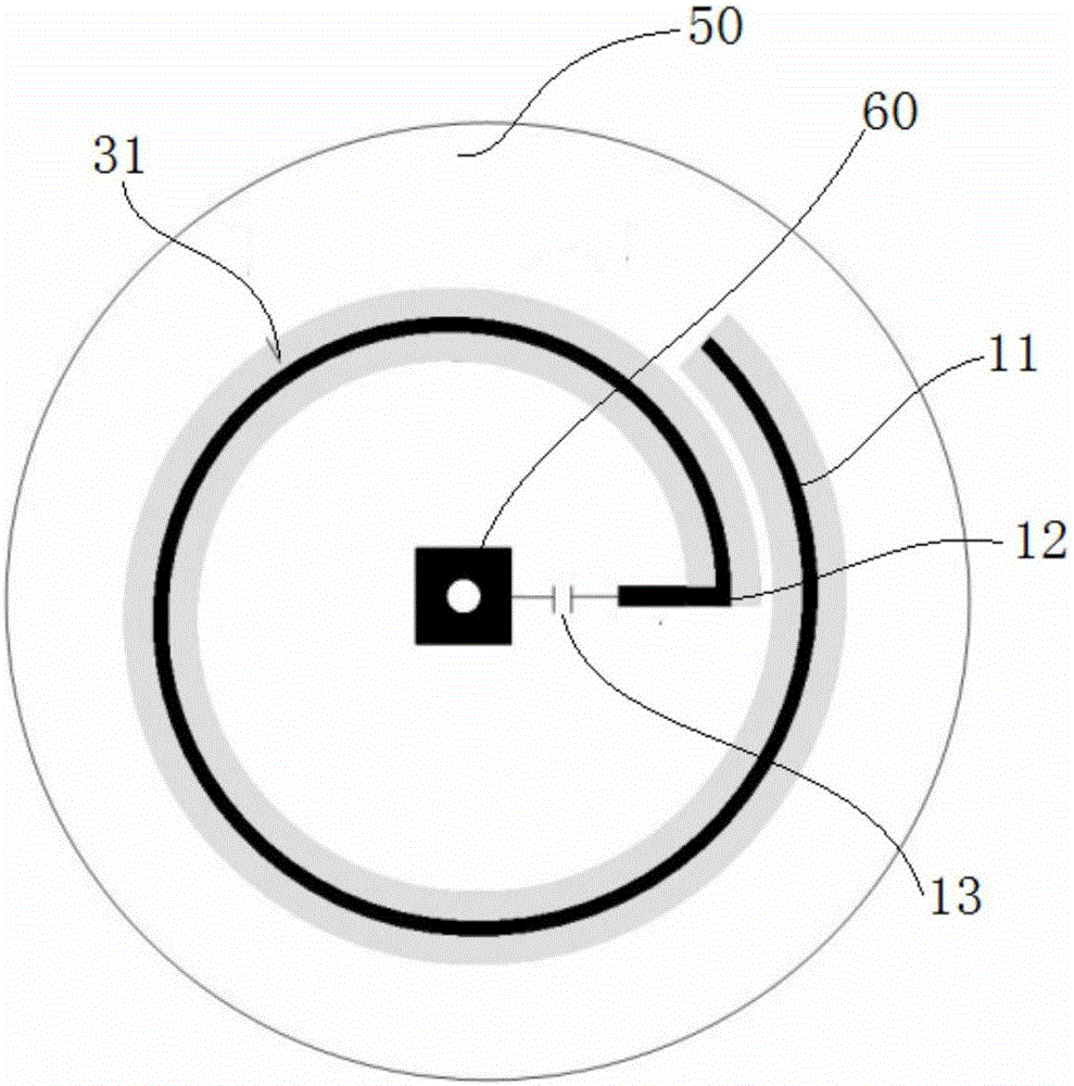 Low-profile radial-line helical antenna