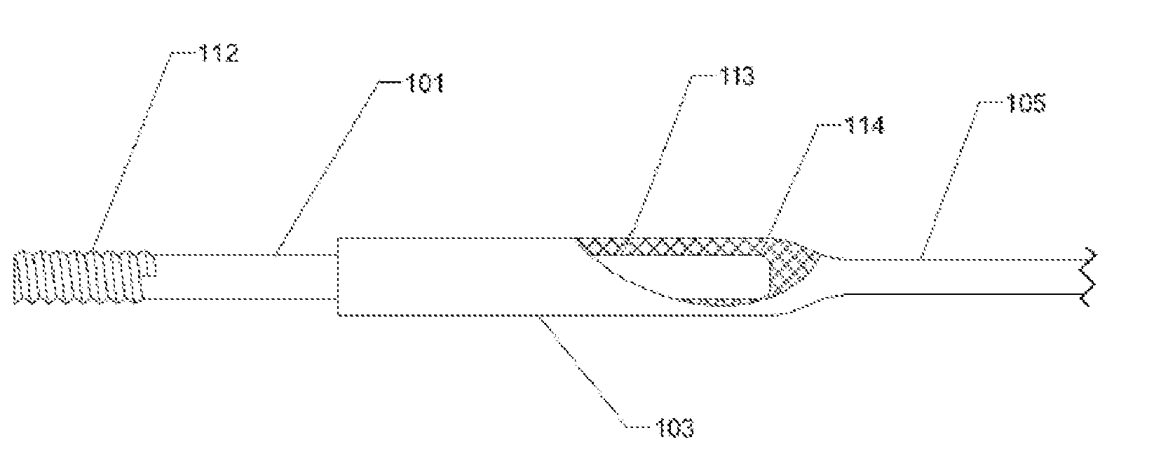 Spoke composed of braided fiber with hub and rim terminations