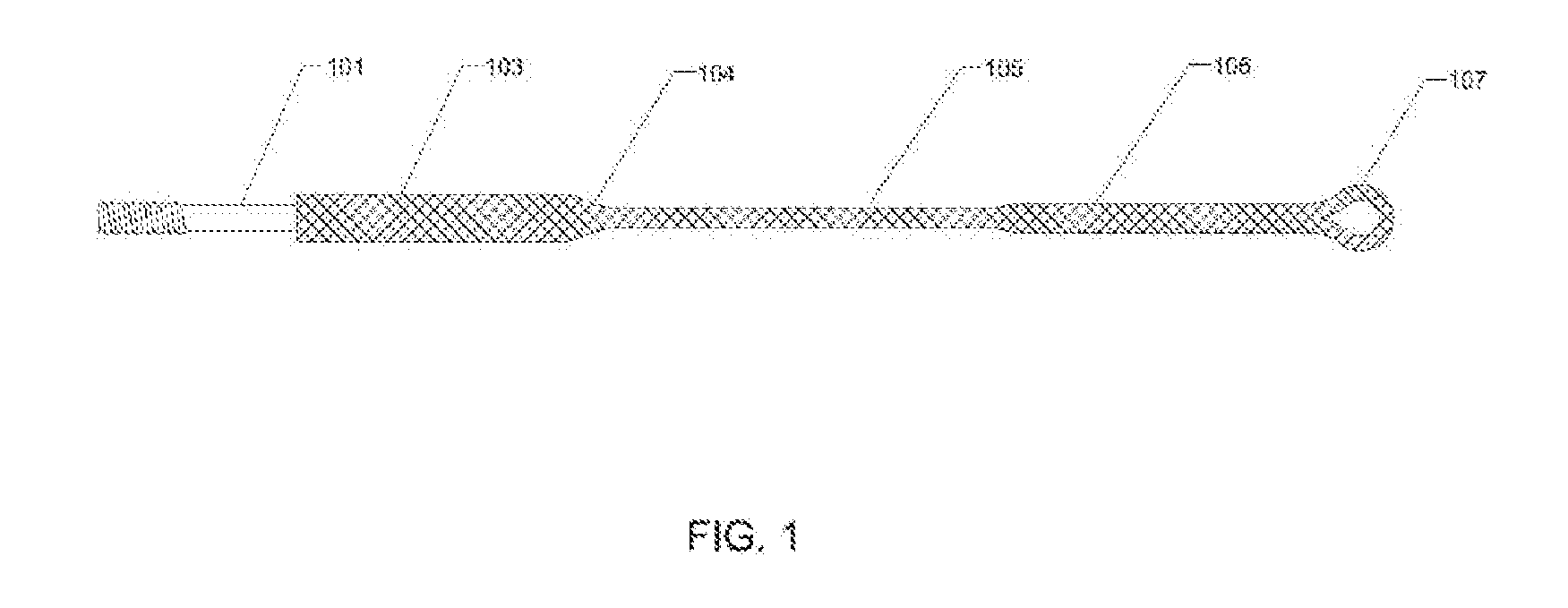 Spoke composed of braided fiber with hub and rim terminations