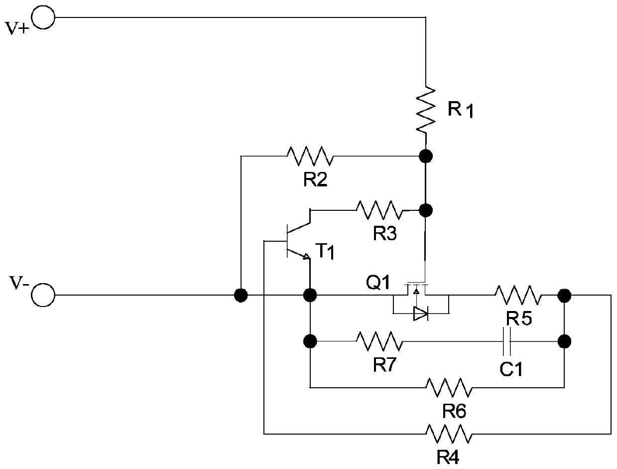 Lithium battery intrinsically safe explosion-proof circuit