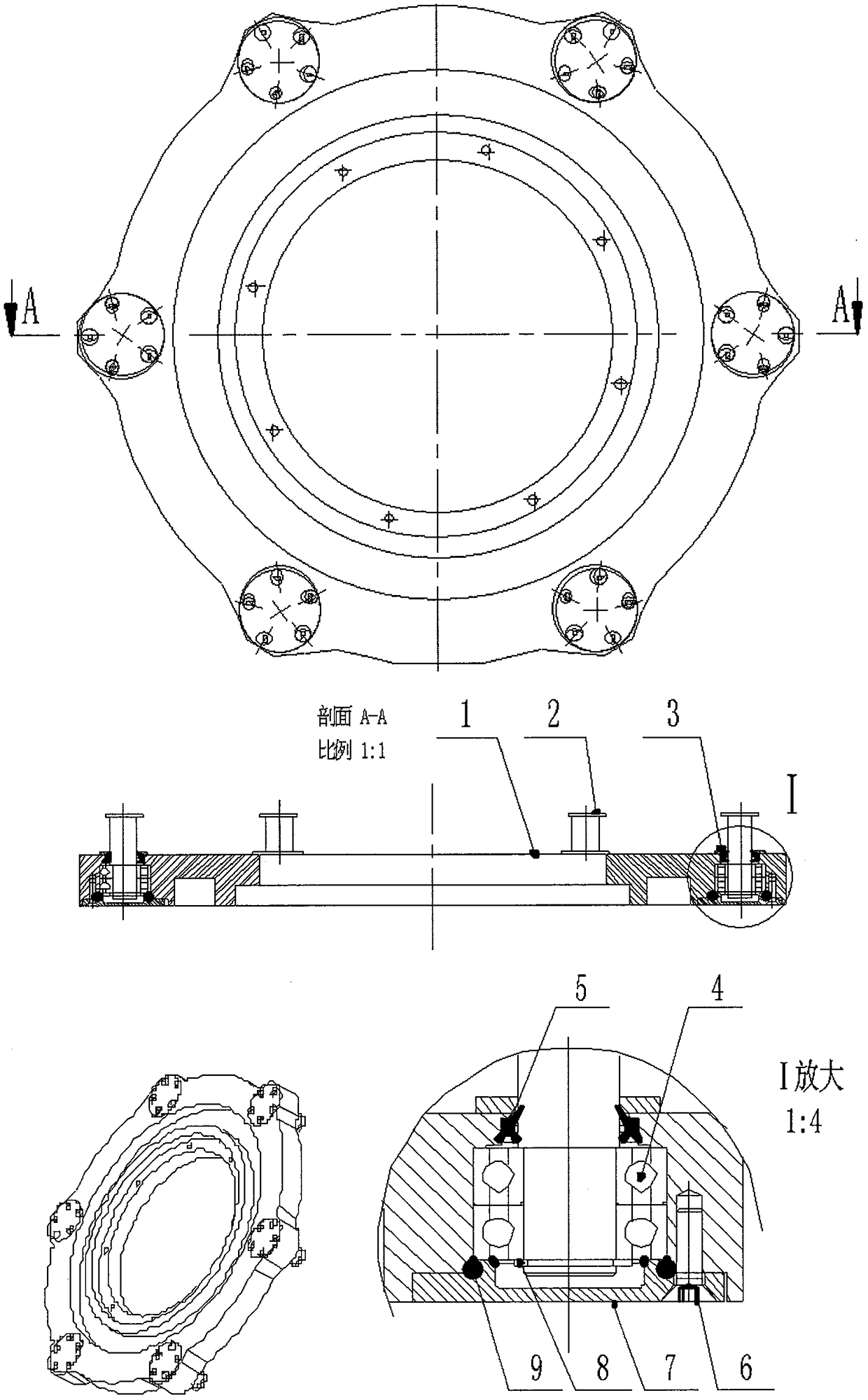 Eccentric wheel type hydroelectric generator