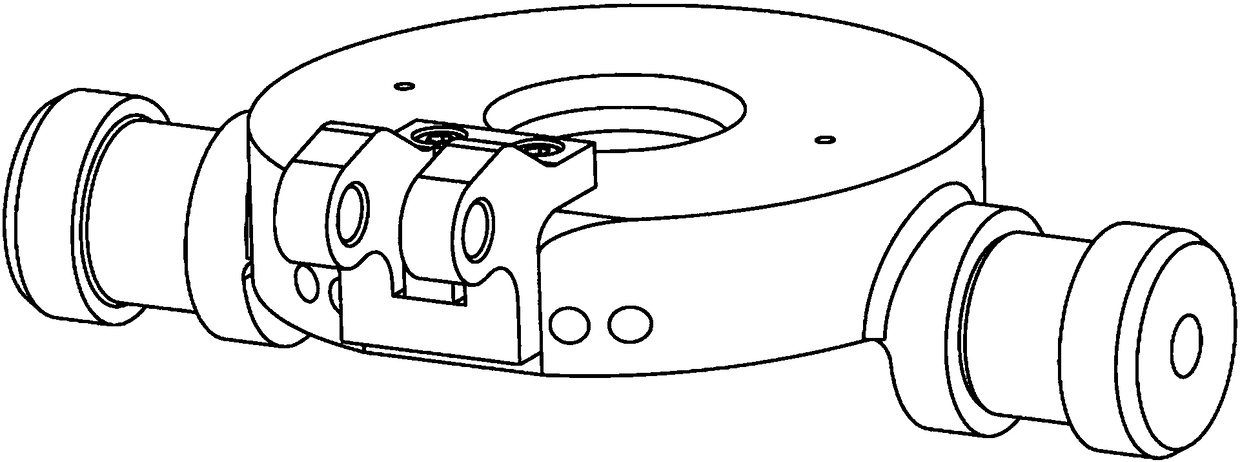 Novel buckle-type split plunger pump oblique disc variable adjusting mechanism and method