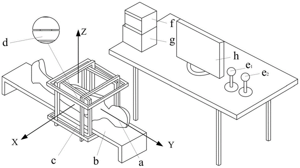 Man-machine interaction control method for space universal rotating magnetic field