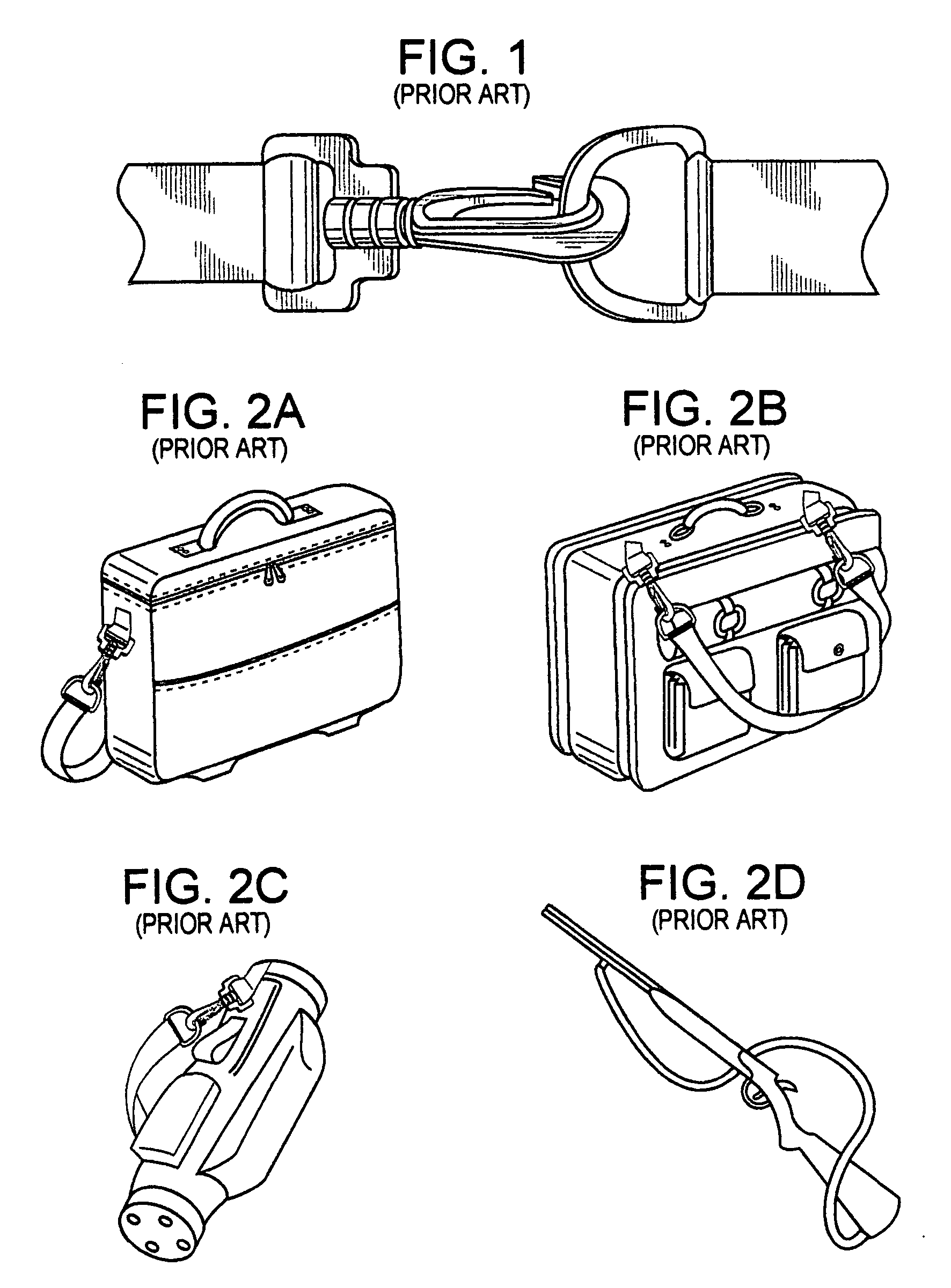 Detachable shock absorber accessory for shoulder strap