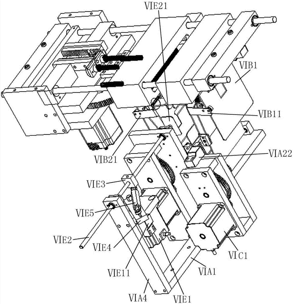 Bag body shaping device for pure electric shaping packer and shaping method