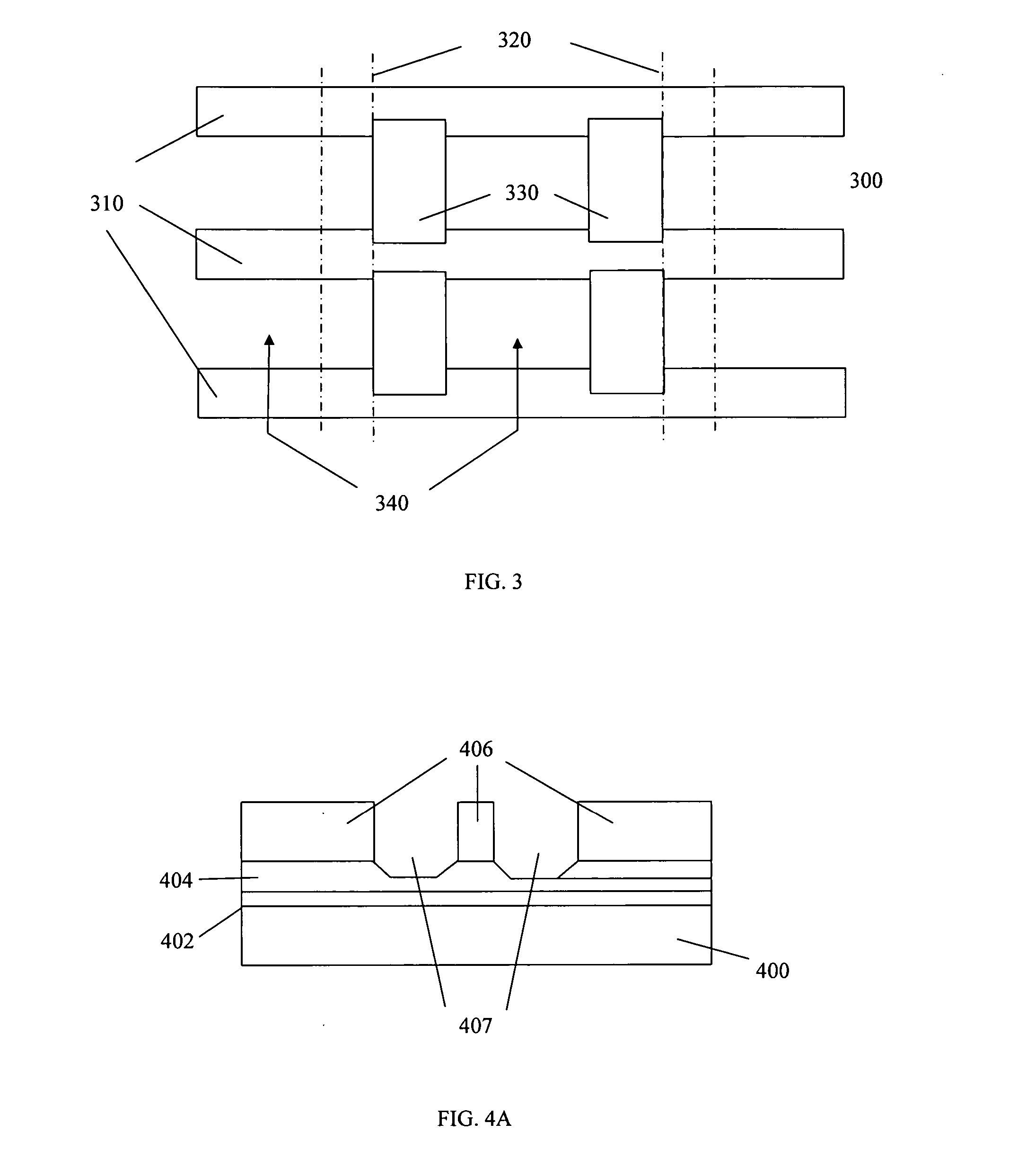 Split gate field effect transistor with a self-aligned control gate