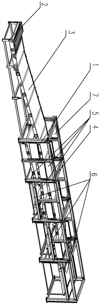 Multi-hanging-basket computer counting machine